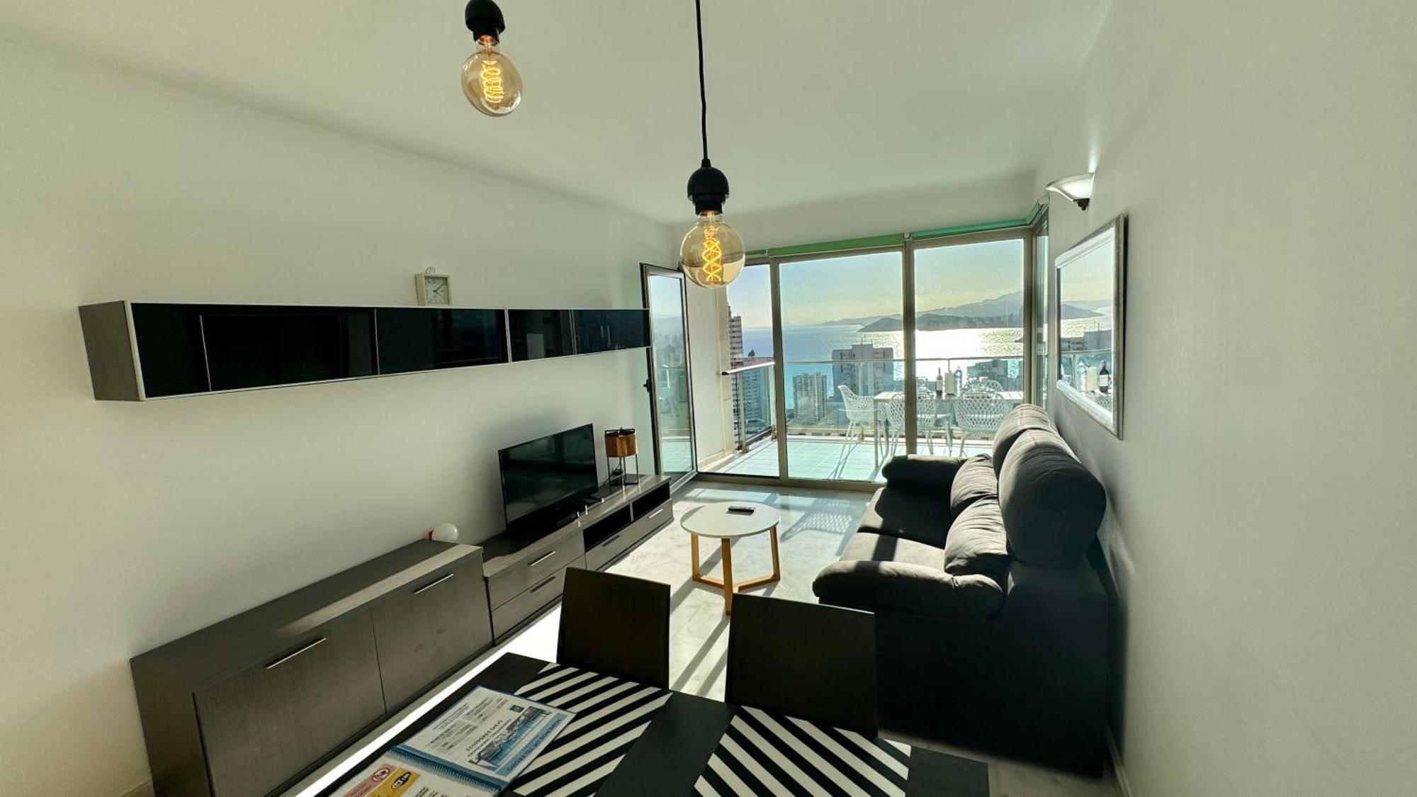 Highrise Apartment With Stunning Views From Private Balcony 85 Бенідорм Екстер'єр фото